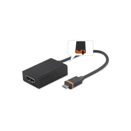 PremiumCord SlimPort/MyDP adaptér na HDMI s micro USB napájením