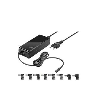 goobay Napájecí zdroj 90W pro notebook 230V, 12-22V max. 4A, USB port