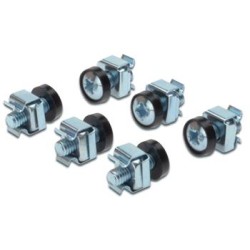 Digitus Sada montážní do racku ,50x šroub M6, 50x nut, 50x plastová podložka,