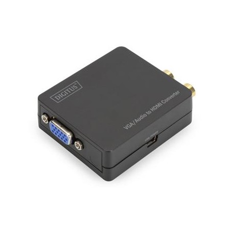 DIGITUS Multimediální převodník VGA + audio na HDMI