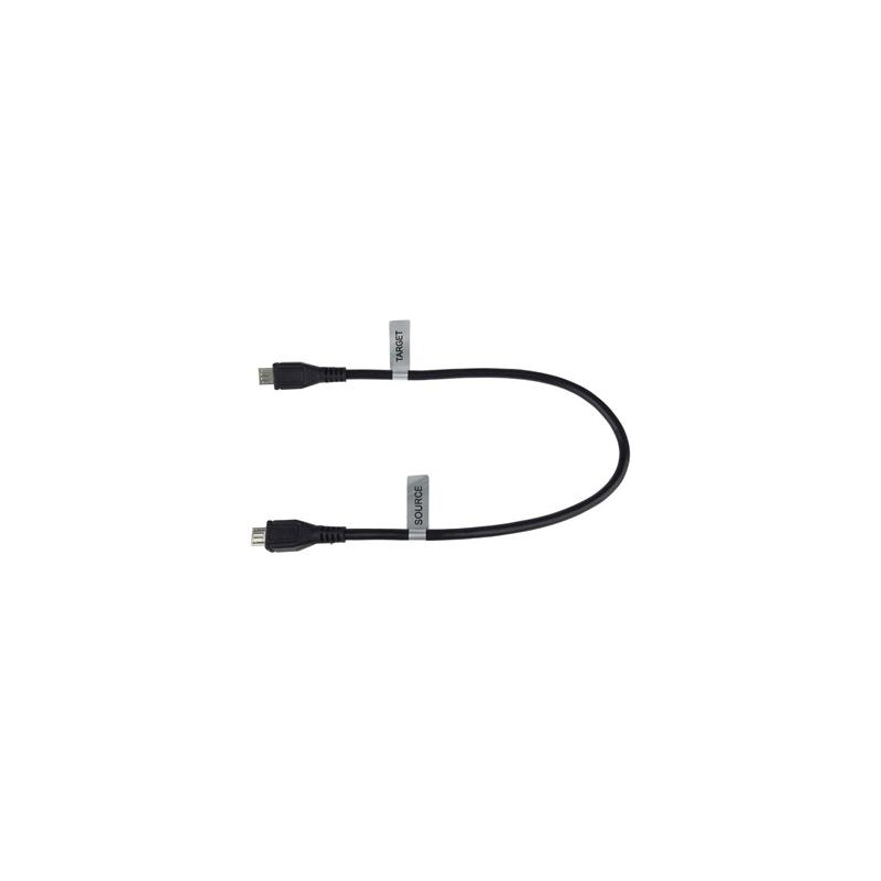 PremiumCord USB 2.0 kabel na propojení dvou chytrých telefonů, microUSB B(M)- microUSB B(M),0,3m,OTG