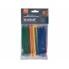 Extol Premium Vázací pásek 2.5x100mm /100ks/ - 4 barvy