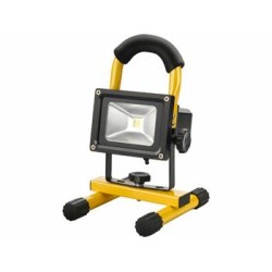 Extol LED reflektor, nabíjecí s podstavcem, 10W, 800lm, IP65, denní světlo