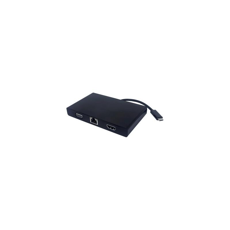 PremiumCord Převodník USB-C na RJ45, HDMI, VGA, USB3.0, SD,audio ,PD charge ku31dock01