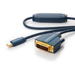 ClickTronic HQ OFC kabel Mini DisplayPort - DVI, zlacené kon., M/M, 1m