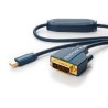ClickTronic HQ OFC kabel Mini DisplayPort - DVI, zlacené kon., M/M, 1m