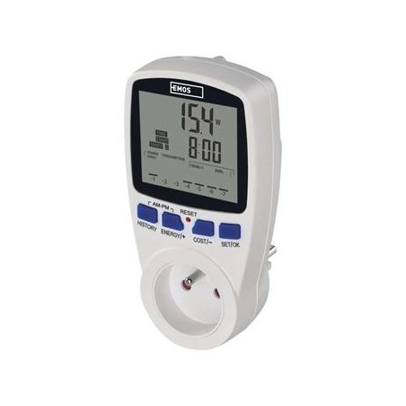 Měřič spotřeby el. energie - wattmetr, kW, kWh