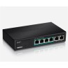 TRENDnet PoE 6port switch 10/100 N-Way, kovový, 60W max.