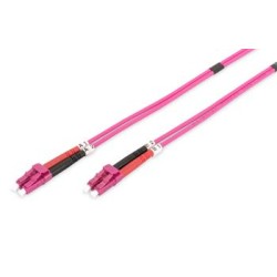 DIGITUS Fiber Optic Patch Cord, LC/LC Multimode 50/125 µ, OM4, Duplex, 5m