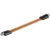 Sat Antenní průchodka oknem, velmi plochá (0,3mm) F jack - F jack