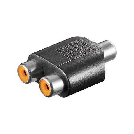 PremiumCord Adaptér 1x Cinch female - 2x Cinch female