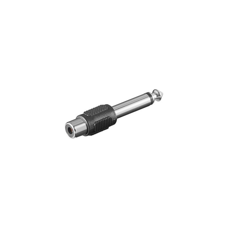 PremiumCord Adaptér 6,3mm Mono plug - 1xCINCH Male/Female