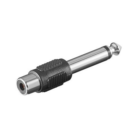 PremiumCord Adaptér 6,3mm Mono plug - 1xCINCH Male/Female