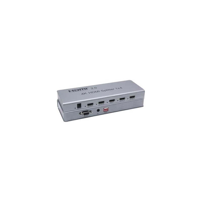 PremiumCord HDMI 2.0 splitter 1-4 porty, 4K x 2K/60Hz, FULL HD, 3D, repeater v setu