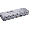 PremiumCord HDMI 2.0 splitter 1-8 portů, 4K x 2K/60Hz, FULL HD, 3D, repeater v setu