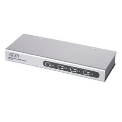 ATEN 4-port slim KVM PS/2 , včetně kabelů