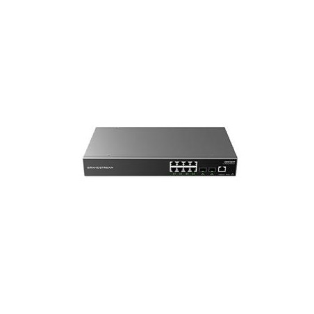 Grandstream GWN7801P L2+ Managed Network Switch 8x 1Gb RJ45, 2x SFP, PoE+, DHCP, QoS, VLAN