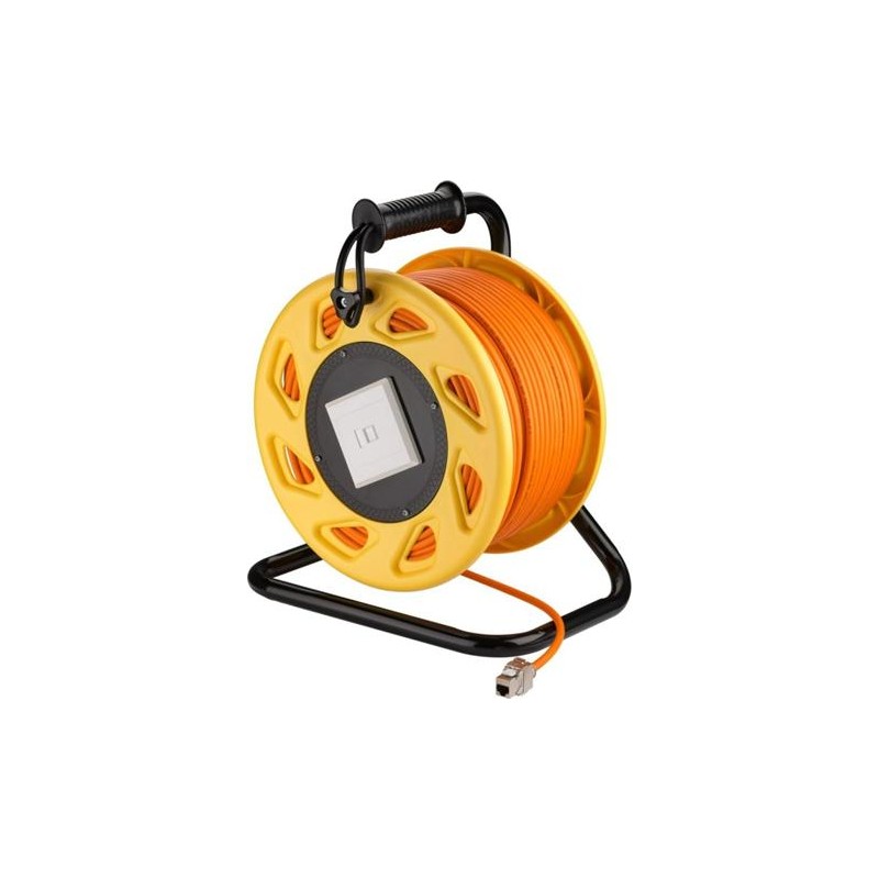 goobay Kabel na bubnu prodlužovací CAT 7A S-FTP, RJ45-RJ45, AWG 23/1 LSZH 90m