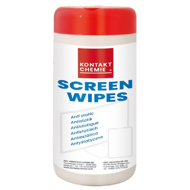 KONTAKT CHEMIE Vlhčené ubrousky na čištění obrazovek SCREEN WIPES 100ks