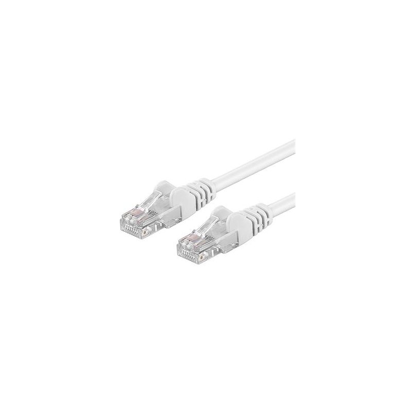 PremiumCord Patch kabel UTP RJ45-RJ45 level 5e 3m bílá