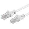 PremiumCord Patch kabel UTP RJ45-RJ45 level 5e 3m bílá