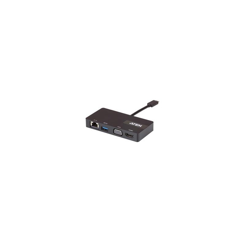 ATEN USB-C Multiportová dokovací stanice HDMI, VGA, RJ45, USB-C