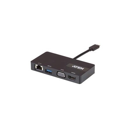 ATEN USB-C Multiportová dokovací stanice HDMI, VGA, RJ45, USB-C