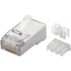 PremiumCord Konektor RJ 45 stíněný, CAT6A, AWG 24-26
