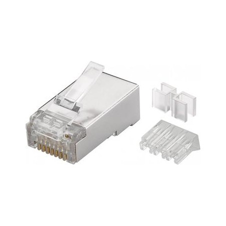 PremiumCord Konektor RJ 45 stíněný, CAT6A, AWG 24-26