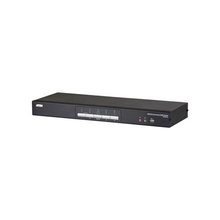 ATEN 4-port DVI DualLink KVMP USB, 2port USB HUB, audio, podpora Quad modu