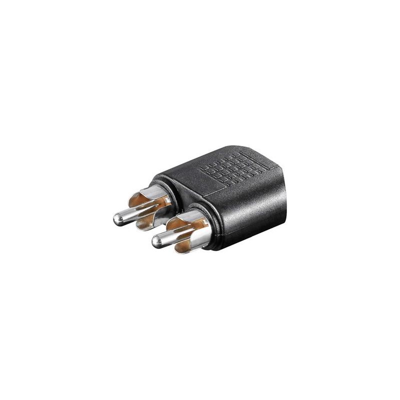 PremiumCord Adaptér 1x stereo jack female - 2x Cinch male