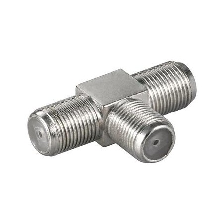 PremiumCord adaptér F-konektor female - 2x F-konektor female