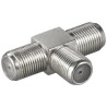 PremiumCord adaptér F-konektor female - 2x F-konektor female