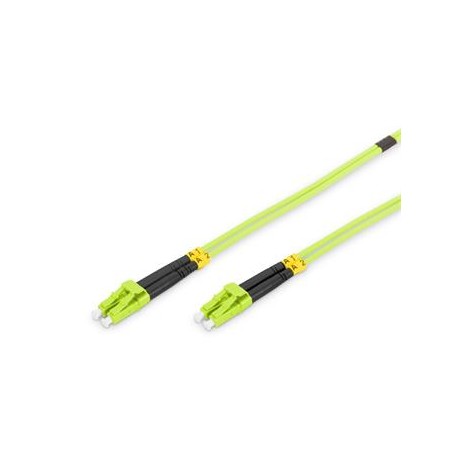 DIGITUS Fiber Optic Patch Cord, LC/LC Multimode 50/125 µ, OM5, Duplex, 10m