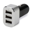 ednet Napájecí 12-18V autoadaptér na 3x USB, 5.1A, černý