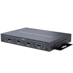 PREMIUMCORD HDMI 4 vstupy - 1 výstup, multi zobrazovací systém