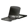 ATEN ultra short console, 18.5" LED LCD, rack 19", klávesnice, touchpad, HDMI/USB