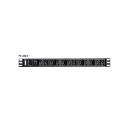 ATEN Základní napájecí jednotka 12x IEC320 C13, 1x IEC320 C14 vstup, 1U, 10A