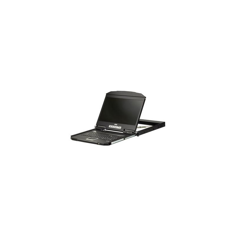 ATEN Console, 18.5" LCD, rack 19", klávesnice, touchpad, USB, VGA