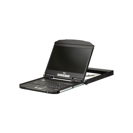 ATEN Console, 18.5" LCD, rack 19", klávesnice, touchpad, USB, VGA