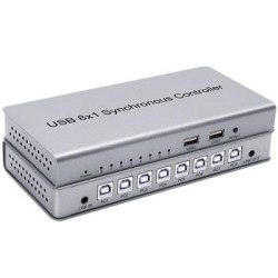 PremiumCord USB Přepínač periferií 8:2 s přepínáním klávesou zkratkou
