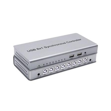 PremiumCord USB Přepínač periferií 8:2 s přepínáním klávesou zkratkou
