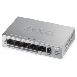 Zyxel GS1005HP 5-port Desktop Gigabit PoE Switch, 4x PoE+ GbE, PoE 60W