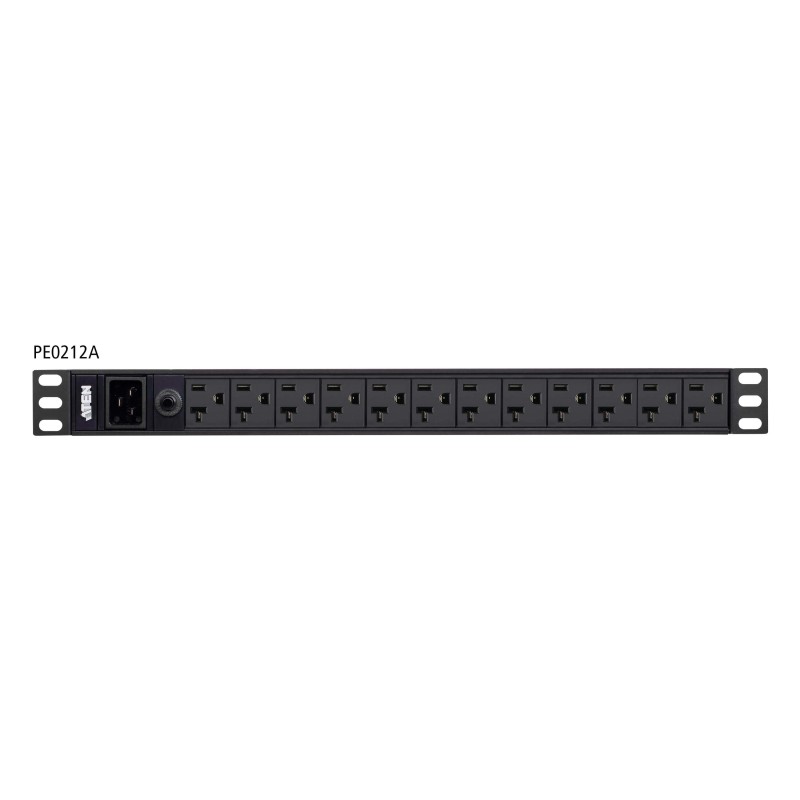 ATEN Základní napájecí jednotka 12x IEC320 C13, 1x IEC320 C20 vstup, 1U, 16A