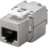 goobay Keystone modul RJ45 CAT 6A, stíněný, beznástrojový, 500MHz