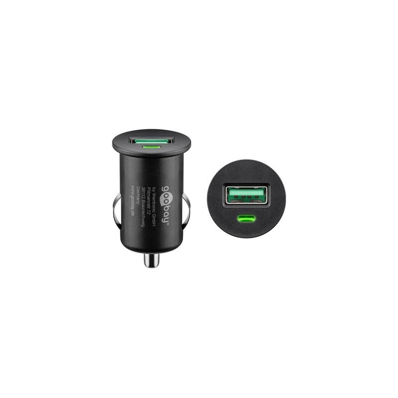 goobay Napájecí autoadaptér na Quick Charge™ QC3.0 USB 2,4A
