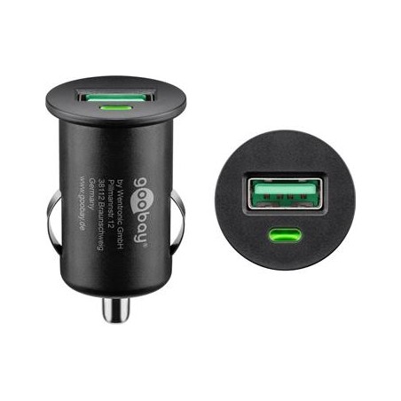 goobay Napájecí autoadaptér na Quick Charge™ QC3.0 USB 2,4A