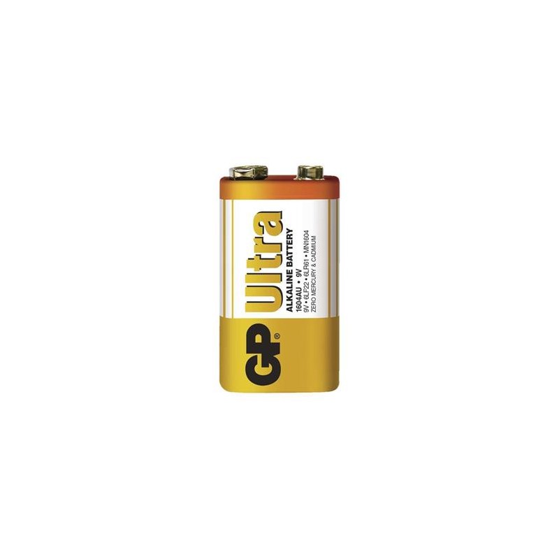 GP alkalická baterie Ultra 6LF22 (9V)