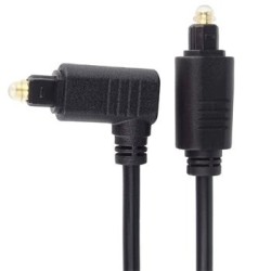 PremiumCord Kabel Toslink - Toslink 90°, tloušťka kabelu:4.0mm, délka 1m