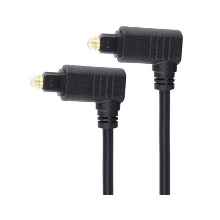 PremiumCord Kabel Toslink 90° - Toslink 90°, tloušťka kabelu:4.0mm, délka 2m